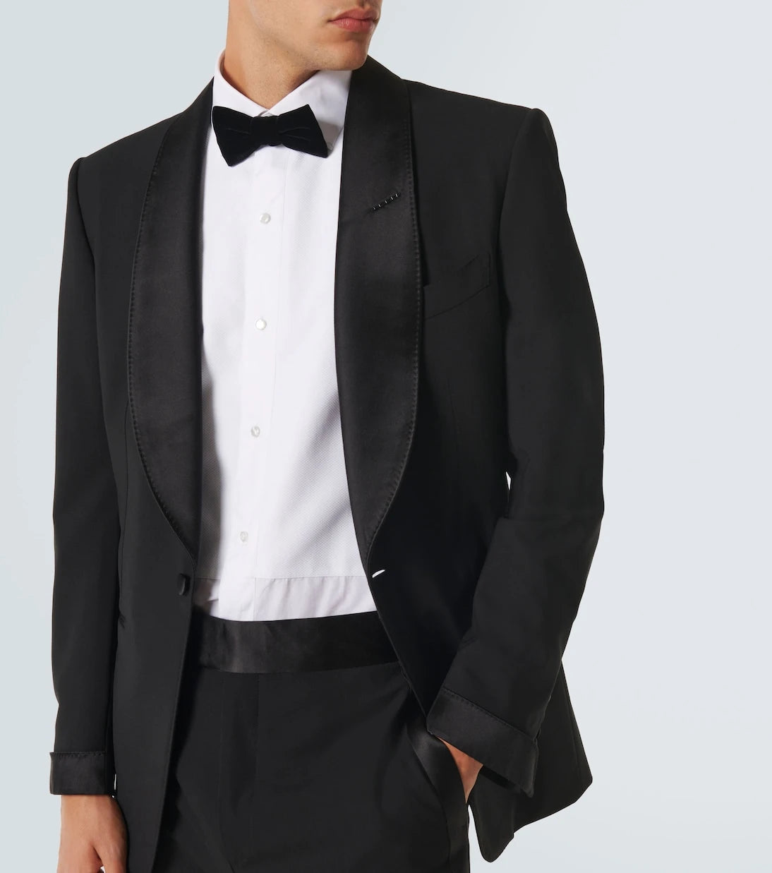 Zegna - قميص توكسيدو قطن
