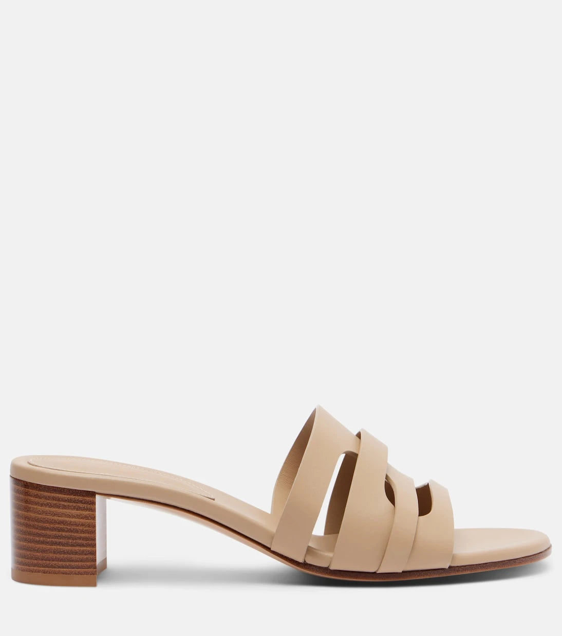 Gianvito Rossi - Nora leather mules