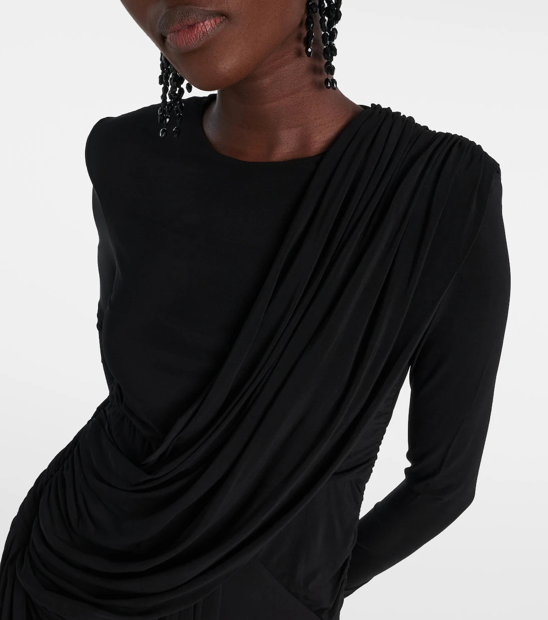 Isabel Marant - Georgia draped gathered jersey minidress