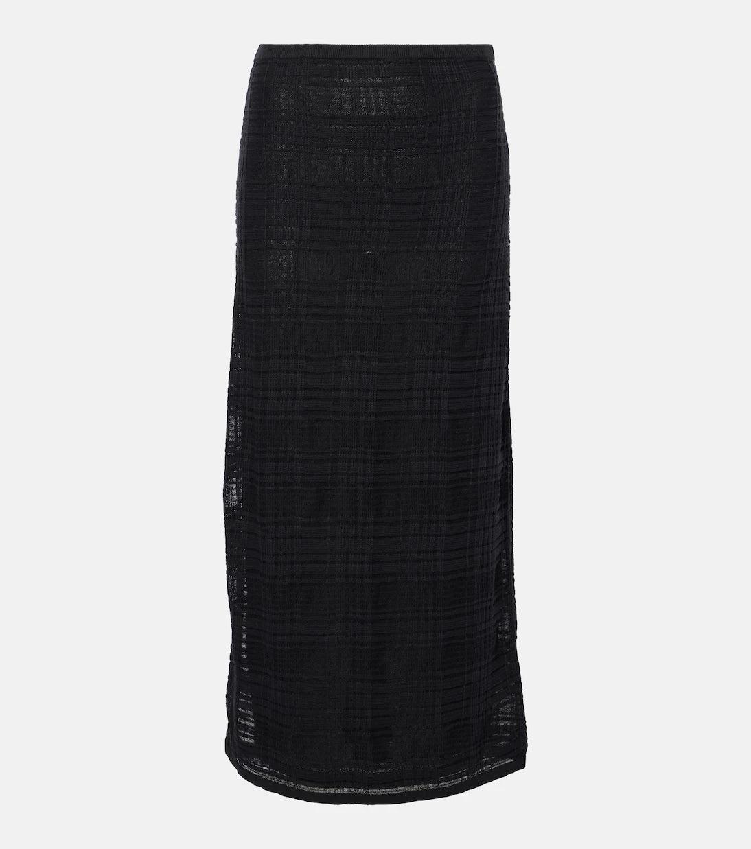 Proenza Schouler - White Label plaid cotton-blend midi skirt
