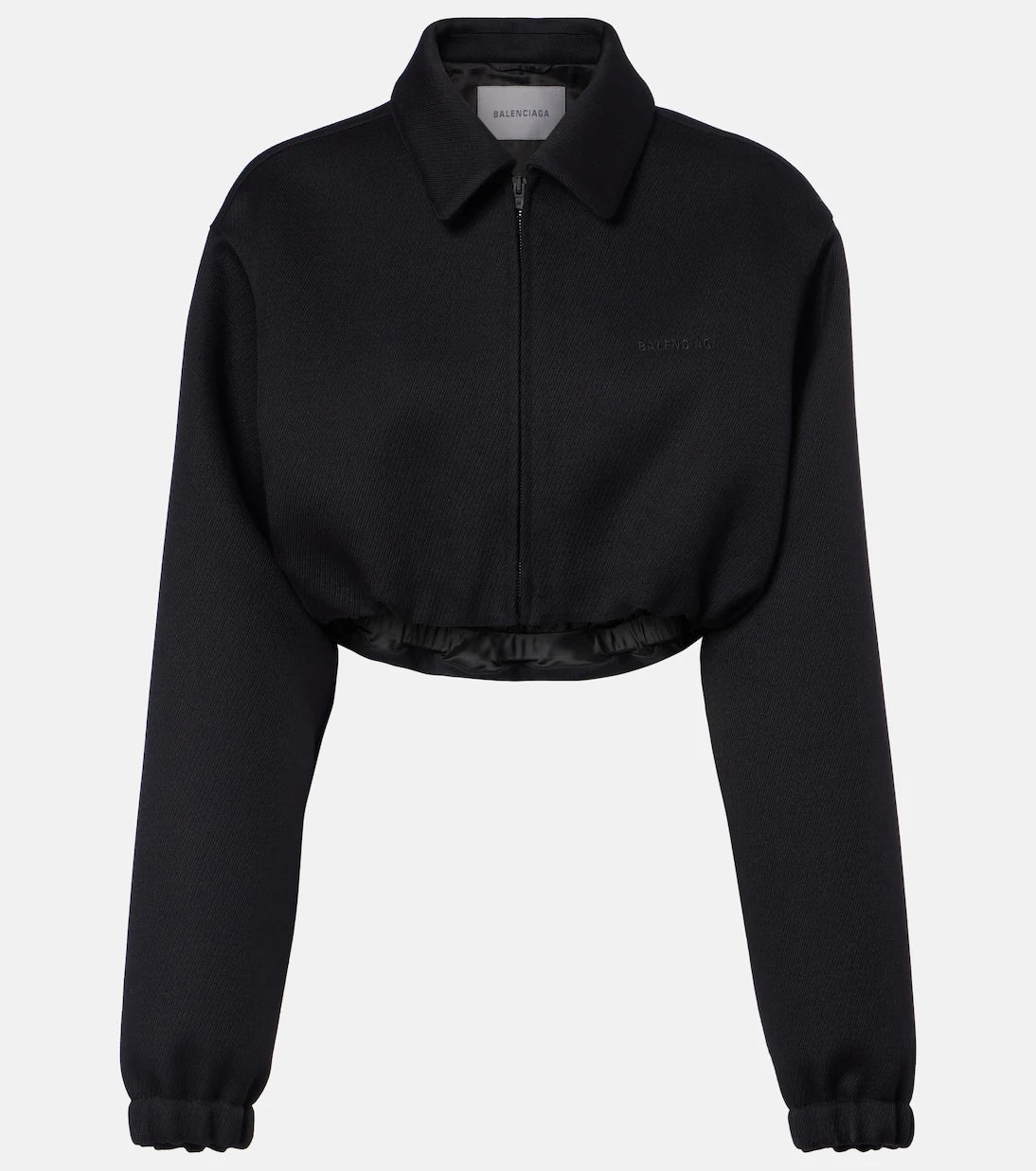 Balenciaga - Cropped blouson jacket