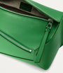 LOEWE Green Small Leather Puzzle Edge Belt Bag