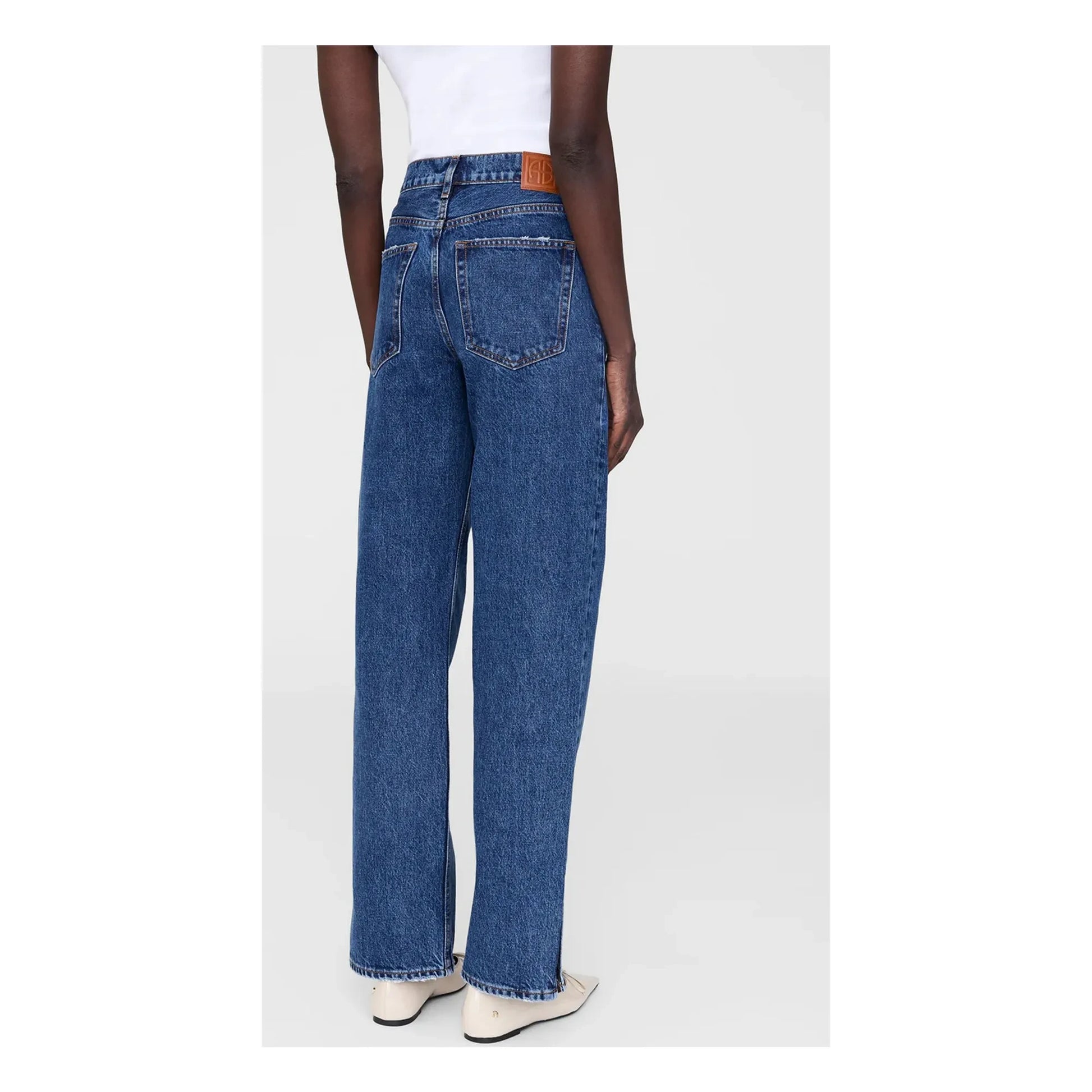 Anine Bing - Jean Roy 31" | Washed Blue