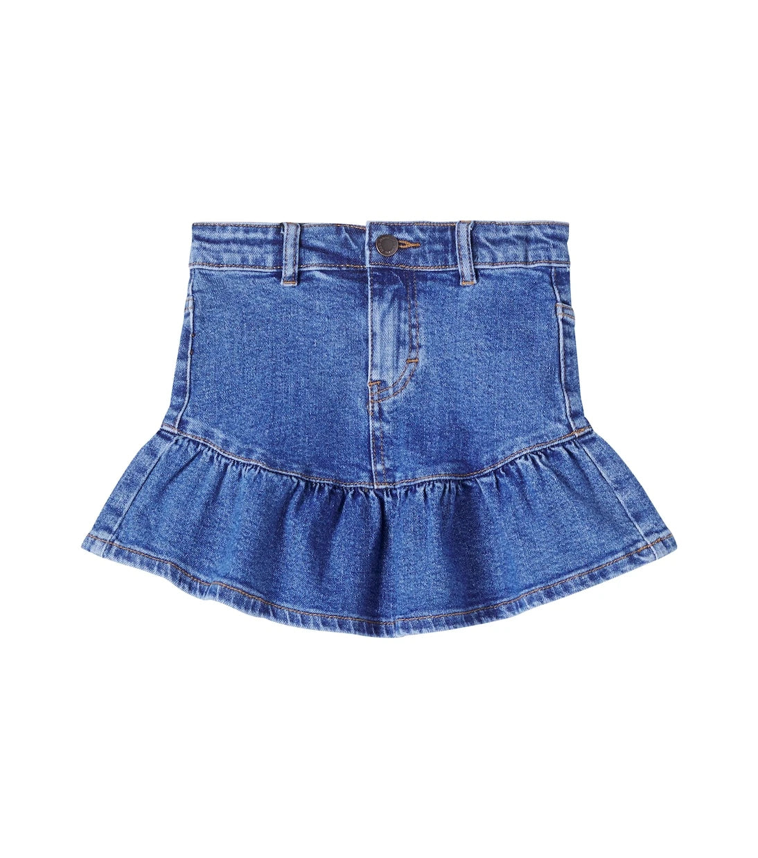 Molo - Bridget ruffled denim skirt