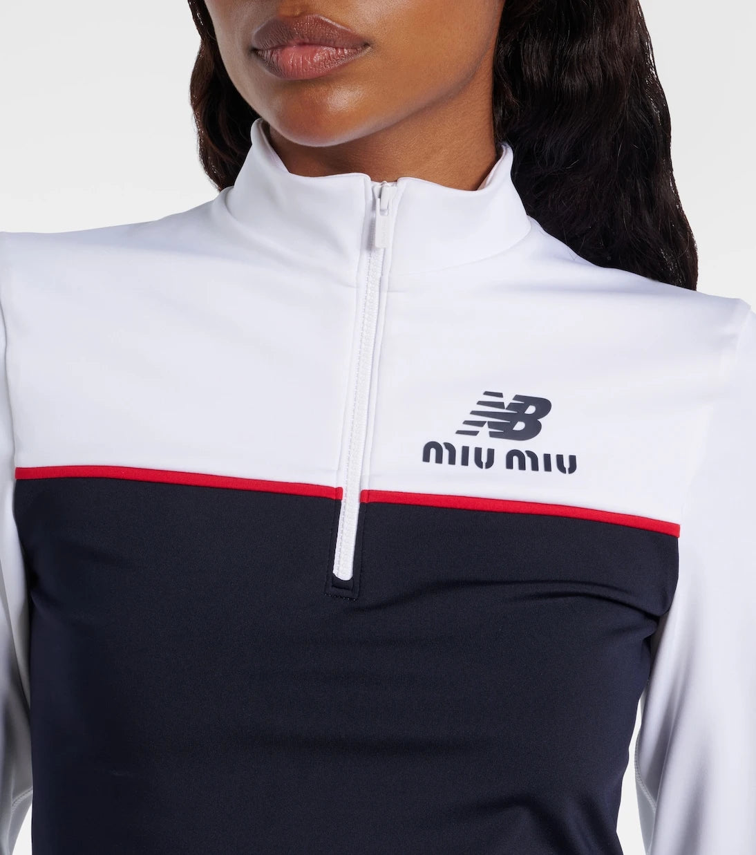 Miu Miu - x New Balance jersey crop top
