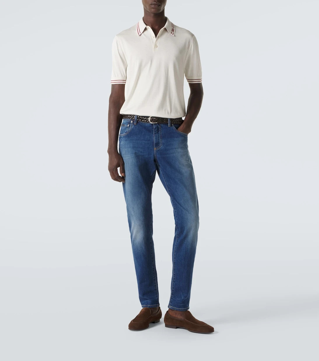 Dolce&Gabbana - Mid-rise slim jeans