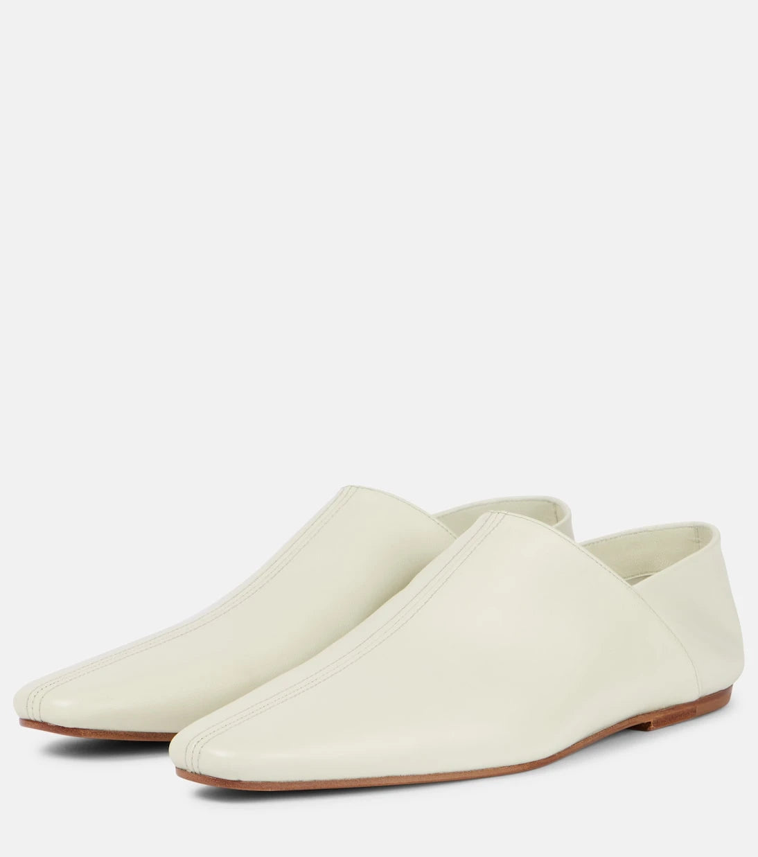 Dries Van Noten - Leather slip-on shoes