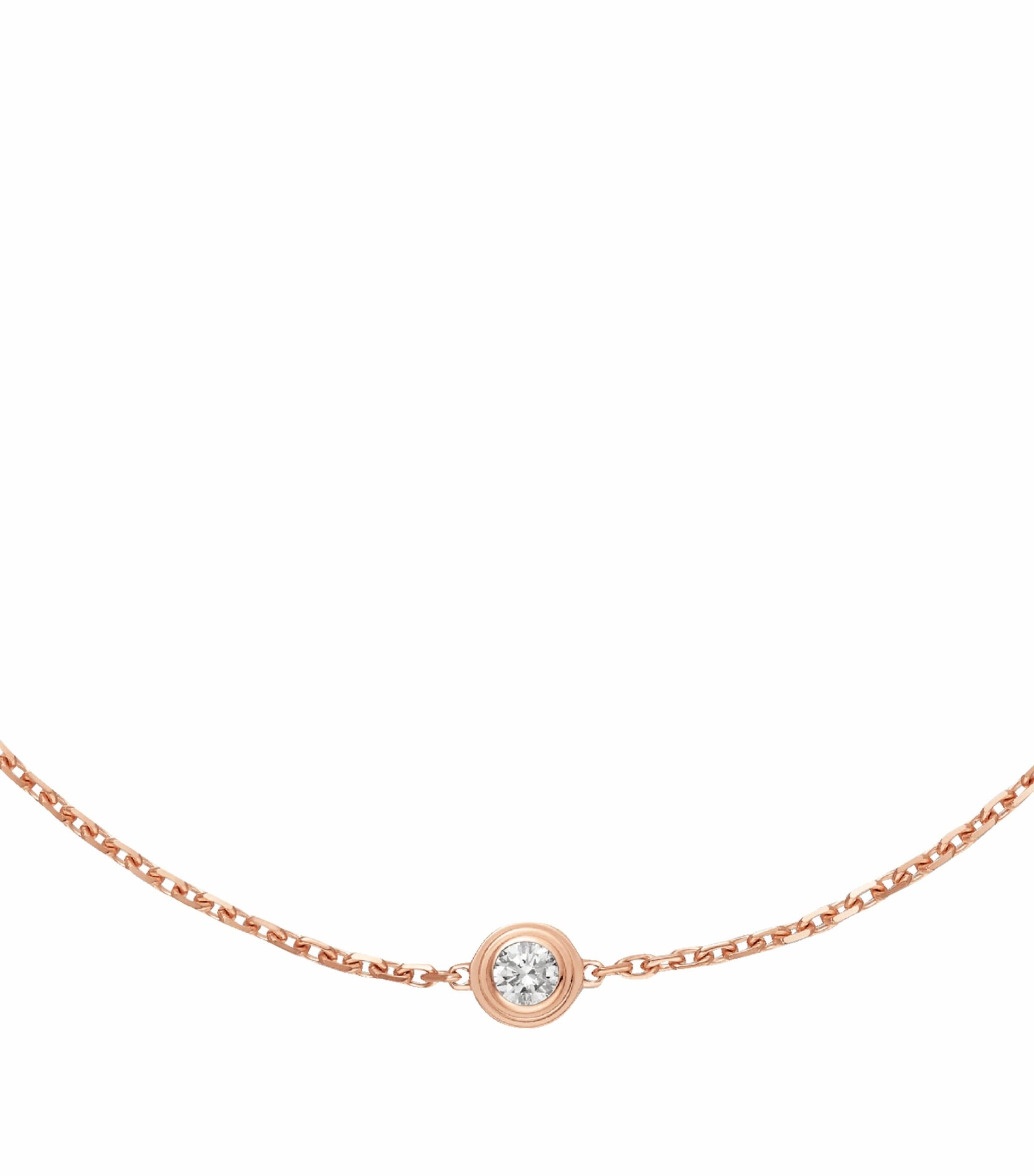 Rose Gold and Diamond Cartier d'Amour Bracelet