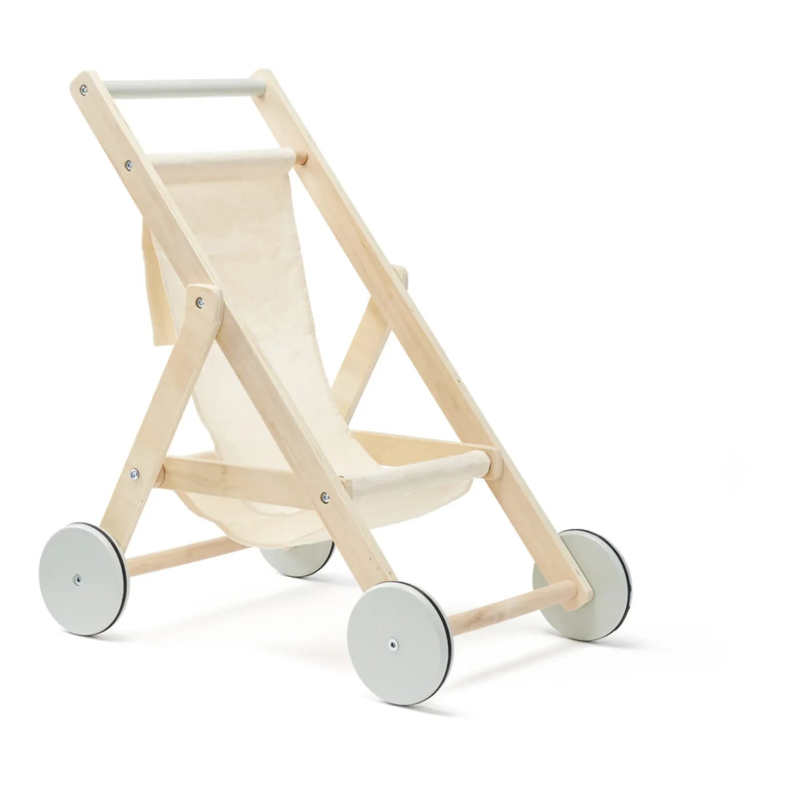 Kid's Concept - Wooden play stroller | Off white
