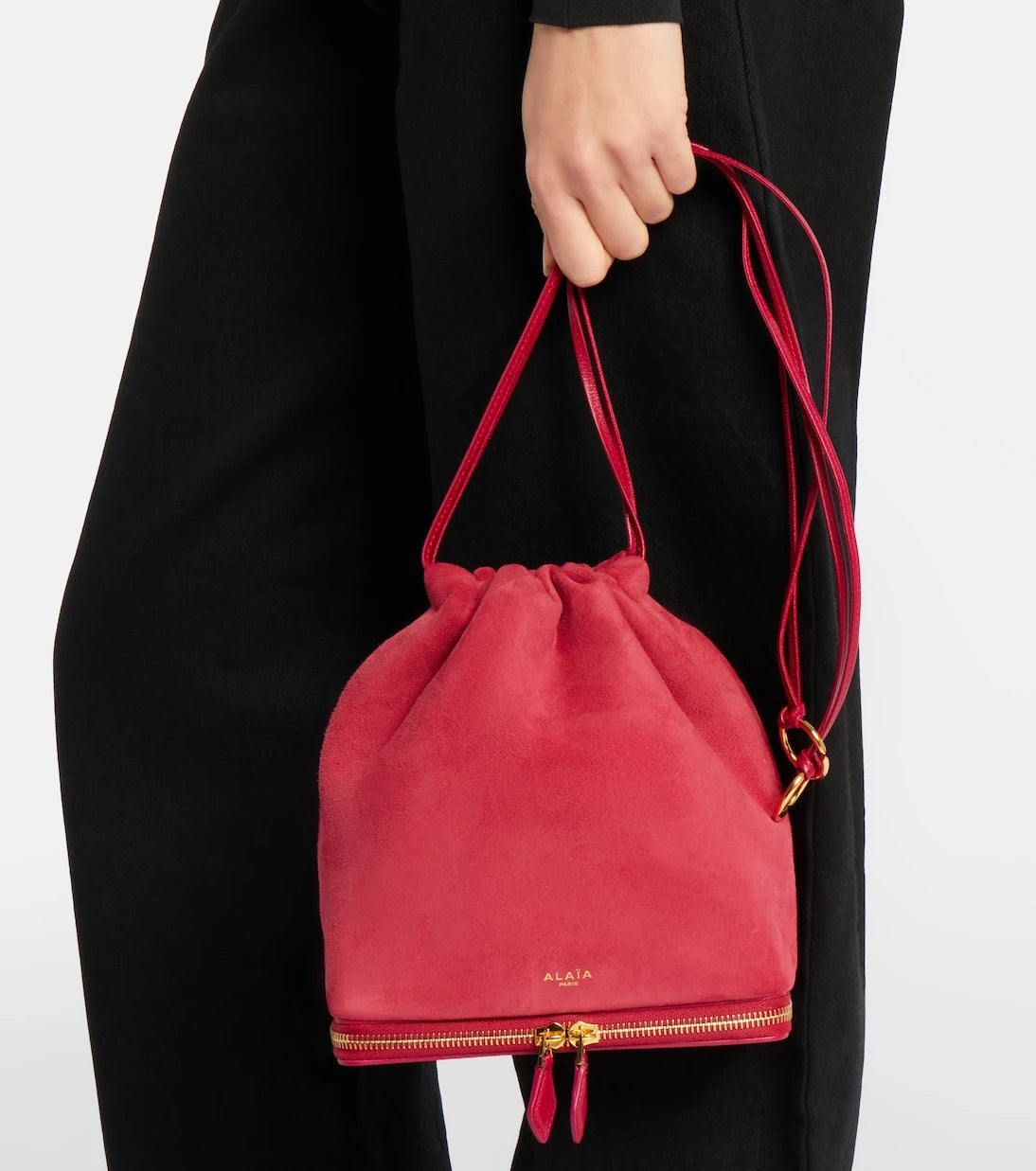 Alaïa - Le Pochon suede bucket bag