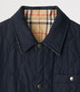 Navy Reversible Quilted Overshirt