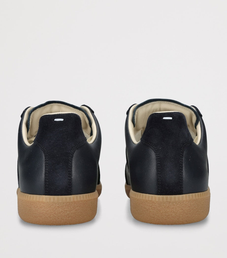 Leather-Suede Replica Sneakers