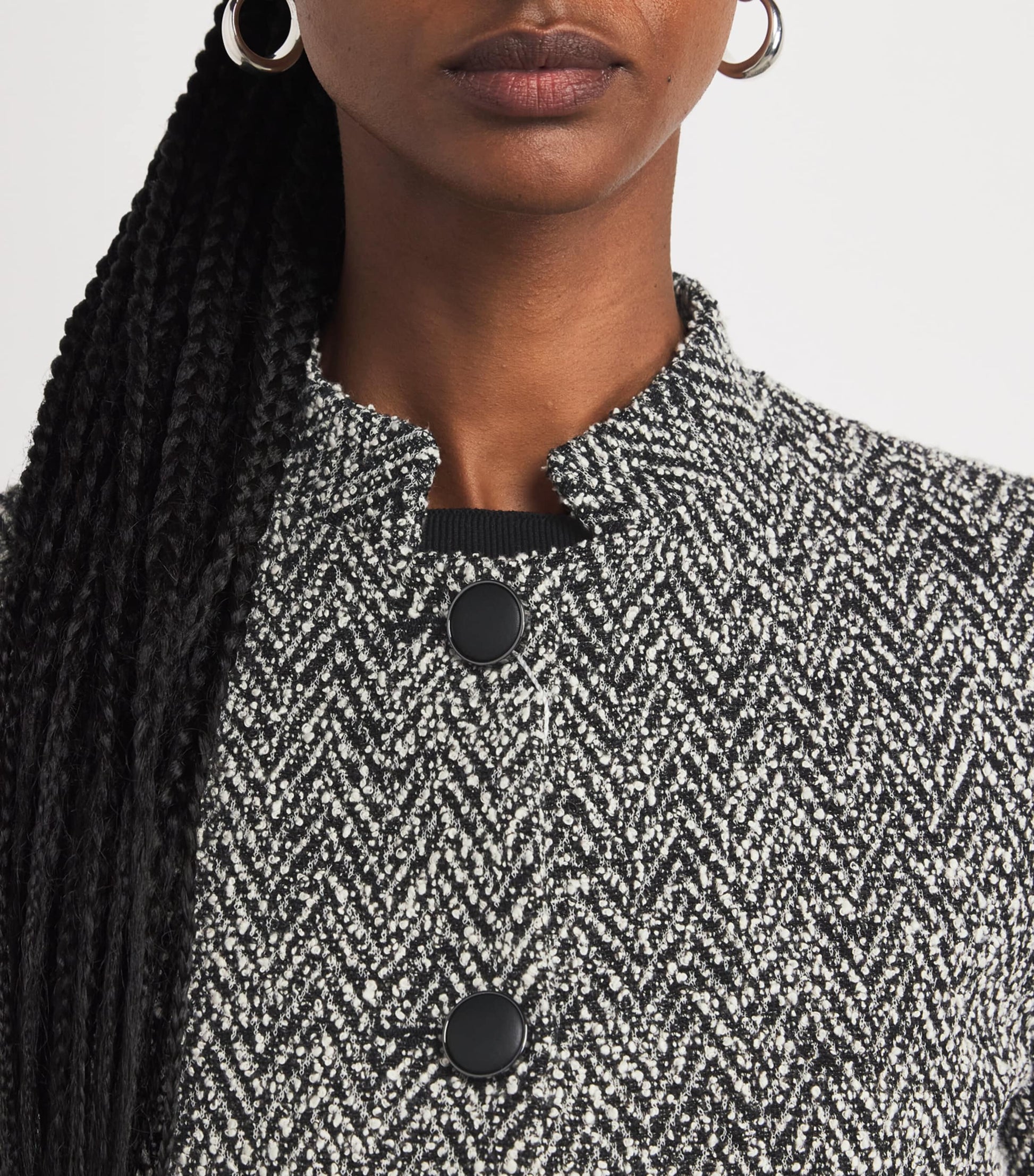 Max Mara Black Tweed Jacket