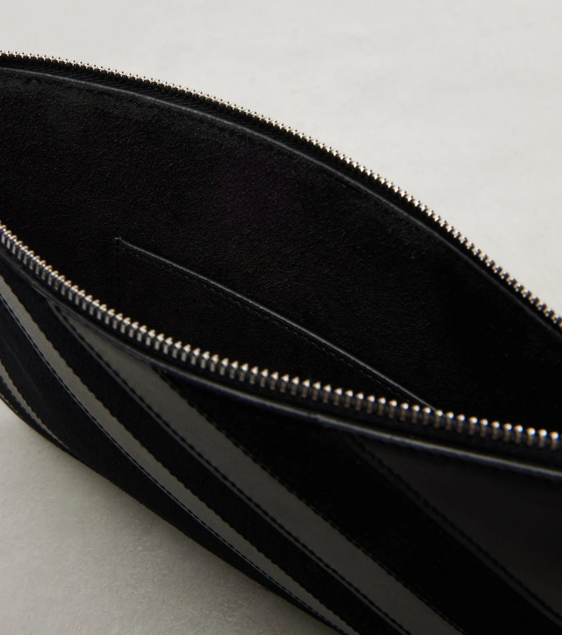 Phoebe Philo - Pocket leather and suede pouch