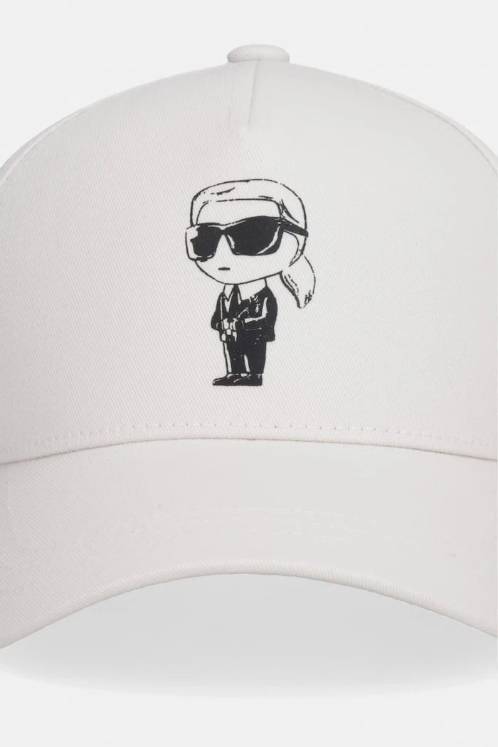 Karl Lagerfeld pamuklu erkek vizörlü şapka