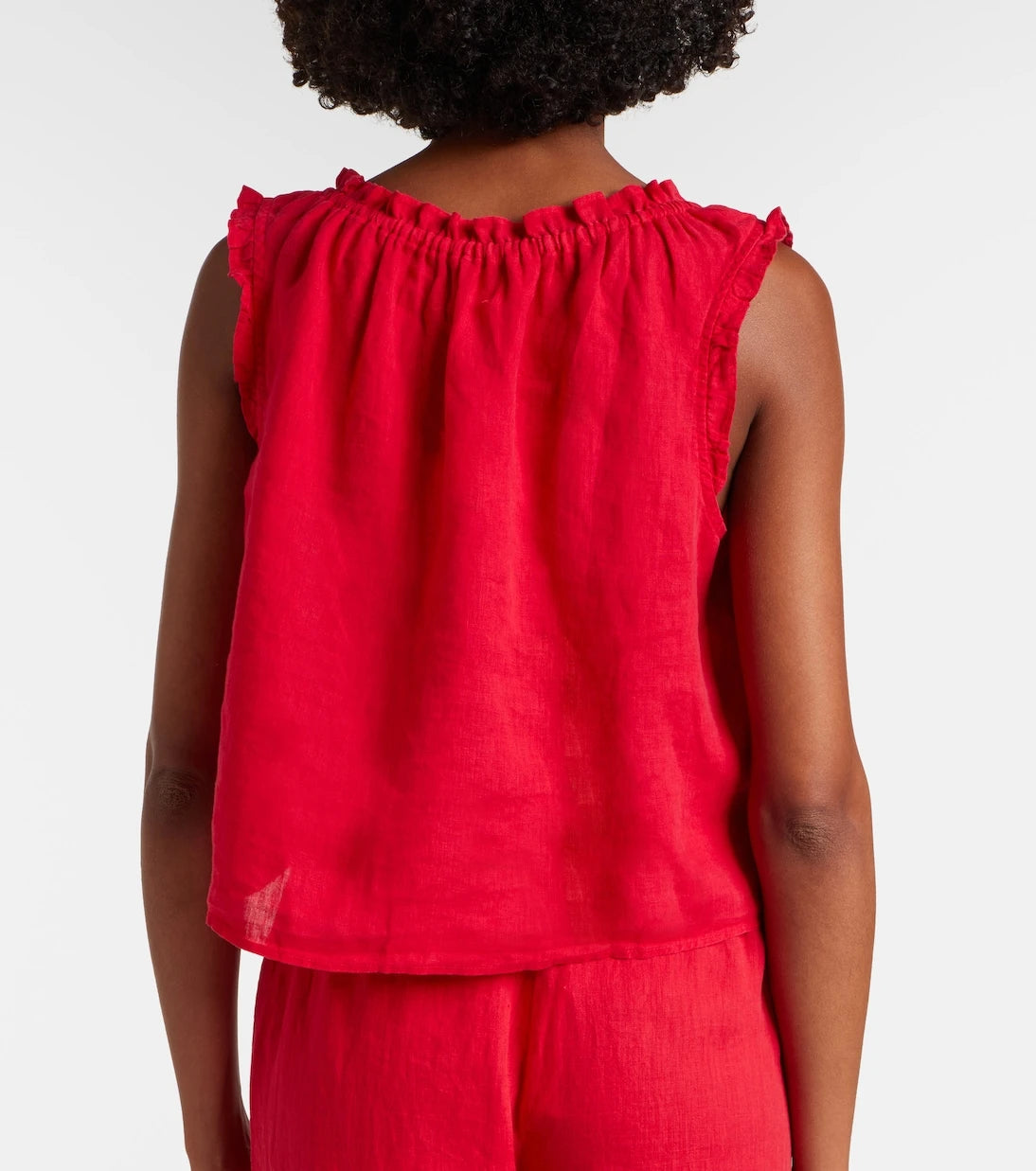 Velvet - Tana ruffled linen top