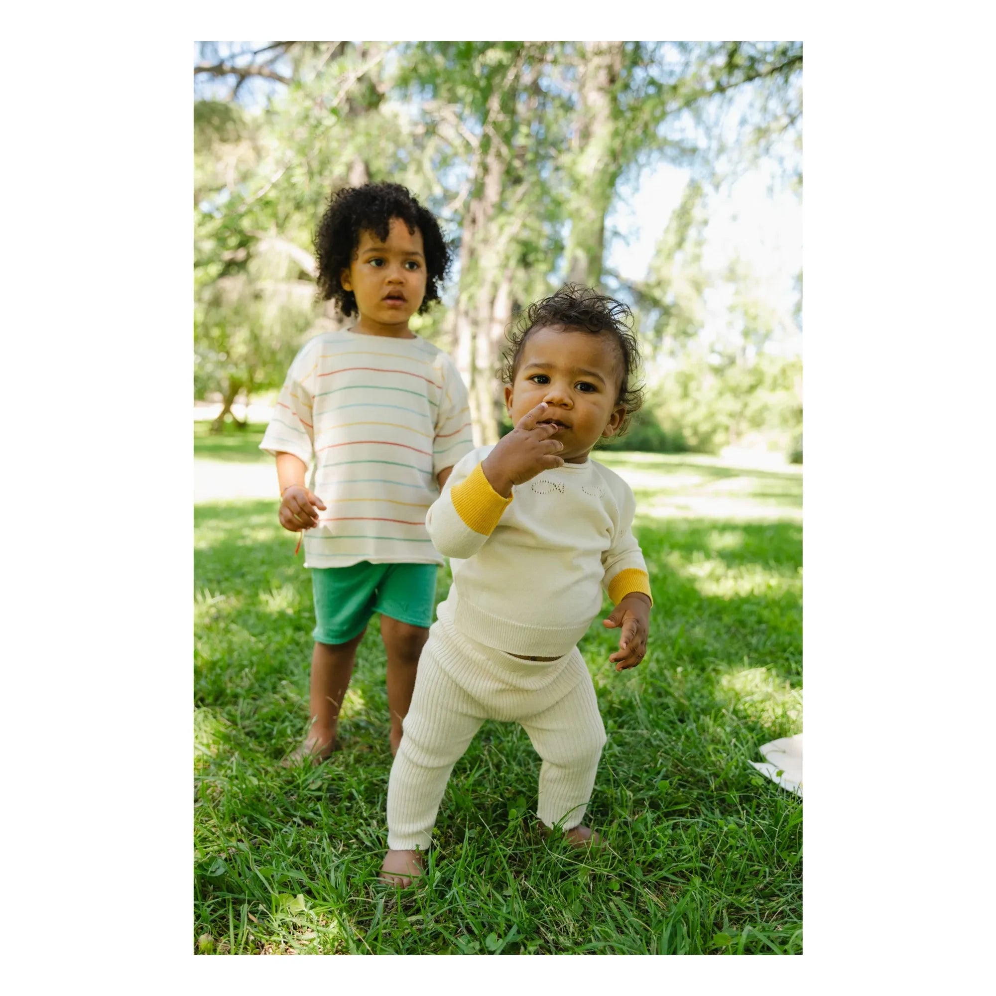 Bayiri - Legging Jungle Organic Cotton | Ecru