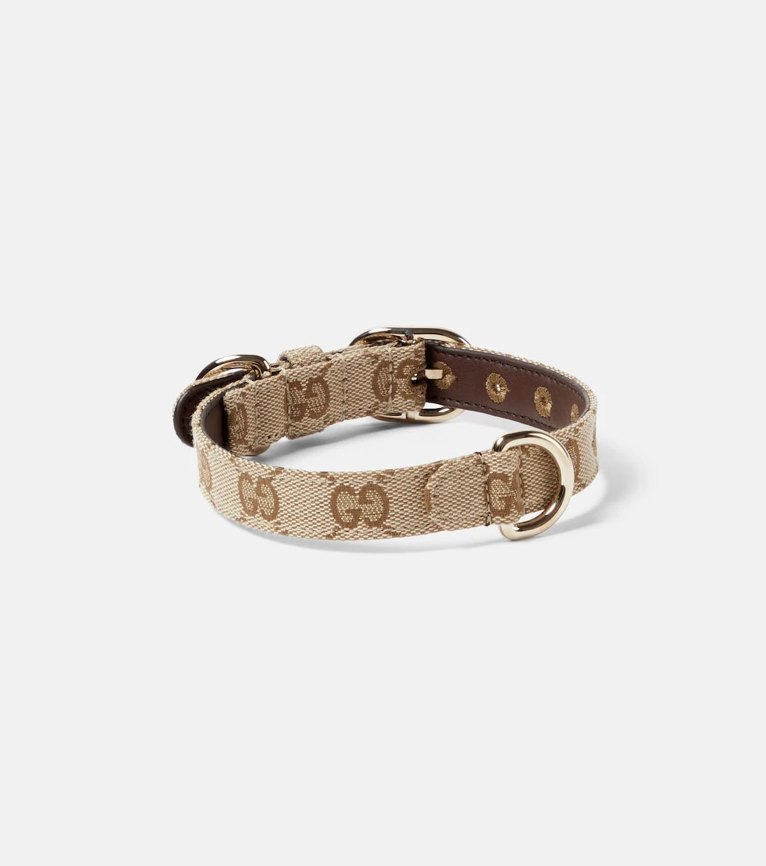 Gucci - S/M GG canvas dog collar