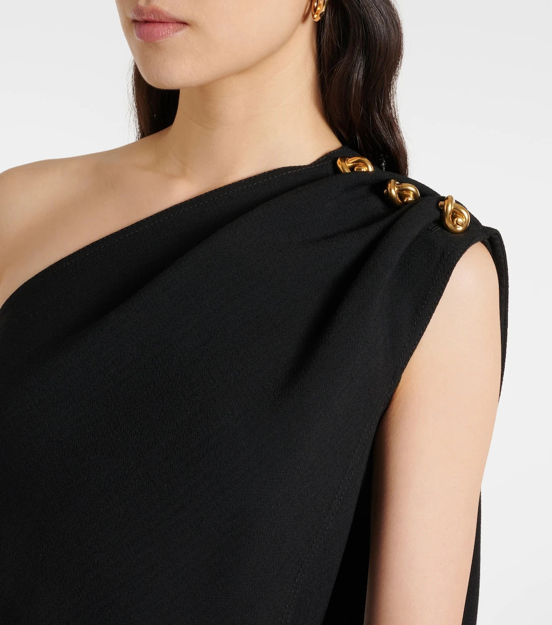 Bottega Veneta - توب كريب بقصة الكاب وعقدة