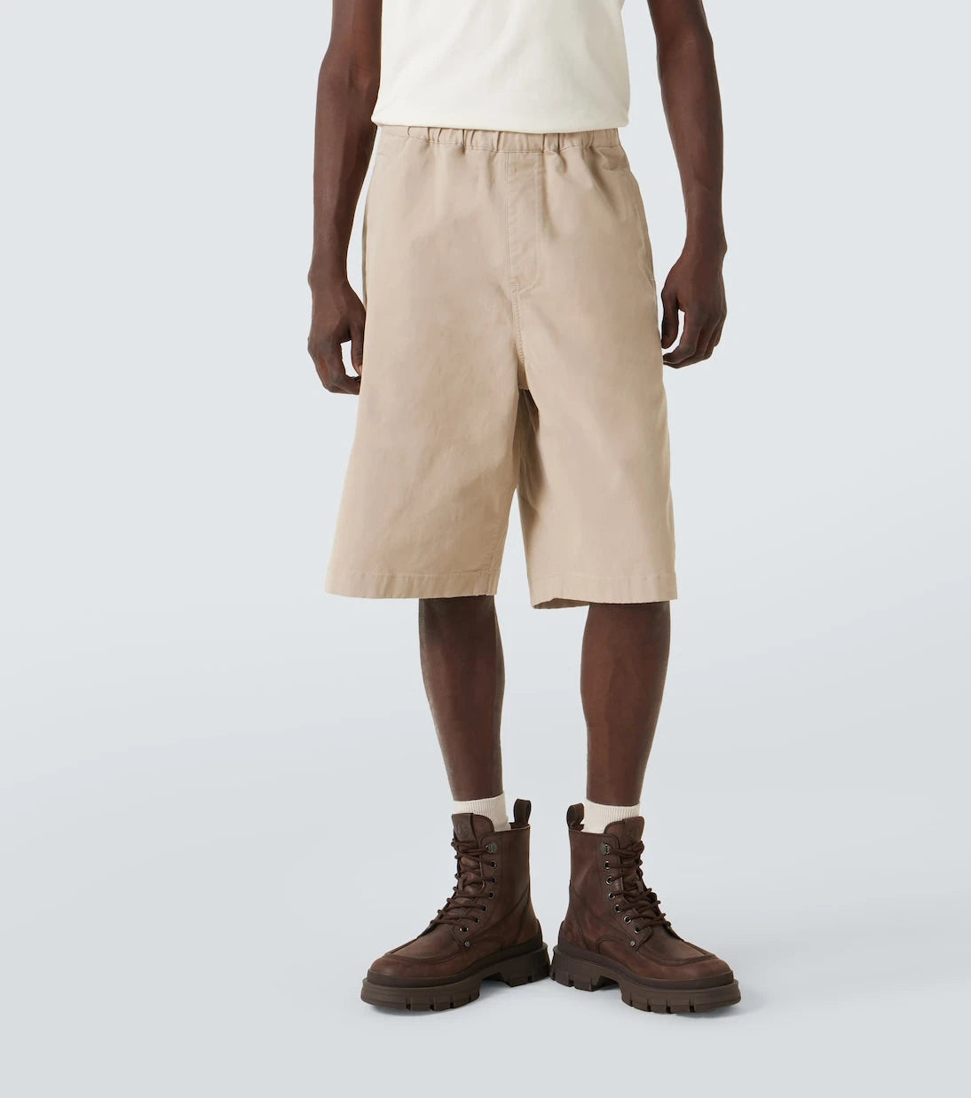 Entire Studios - Boxing cotton-blend shorts