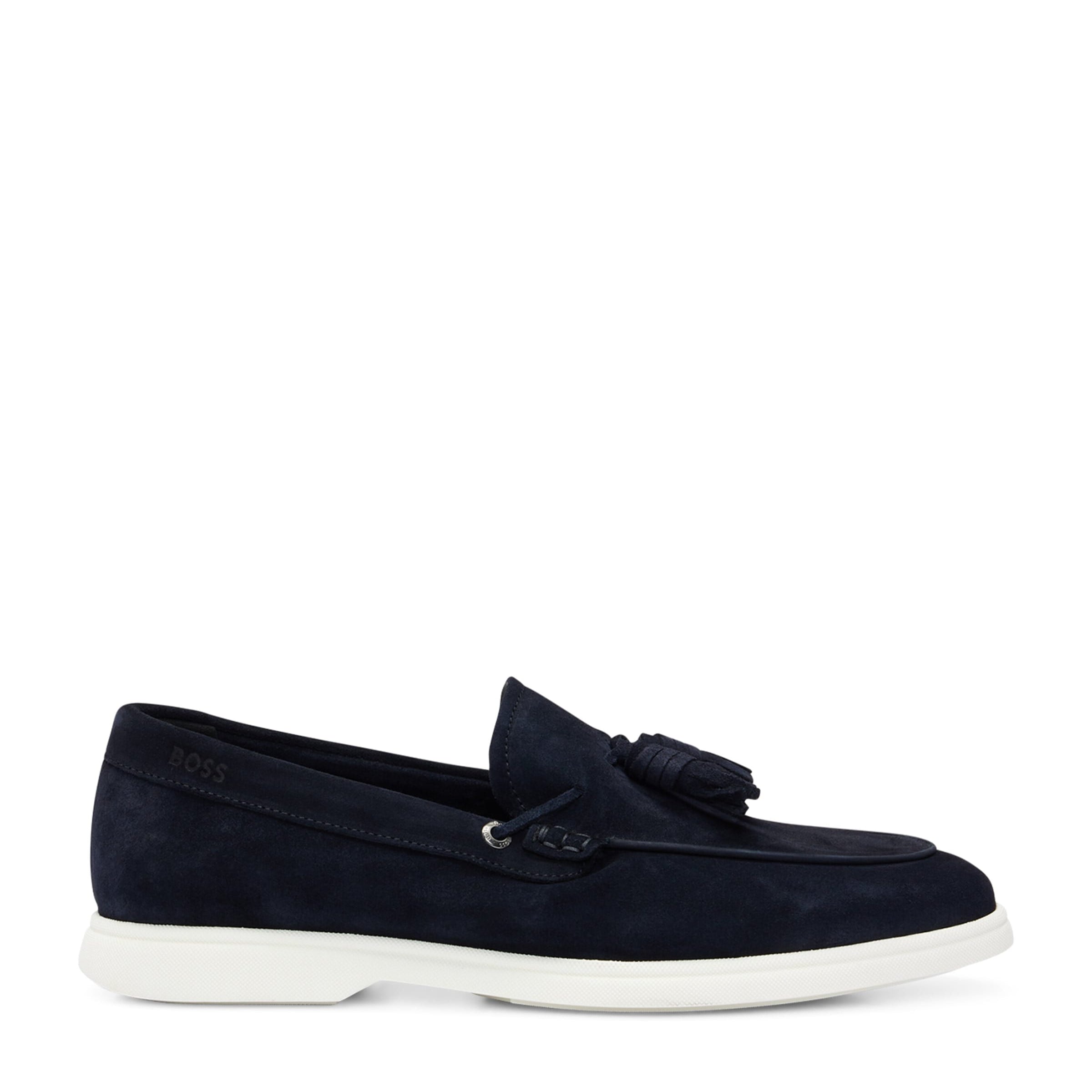 Suede Tassel Loafers