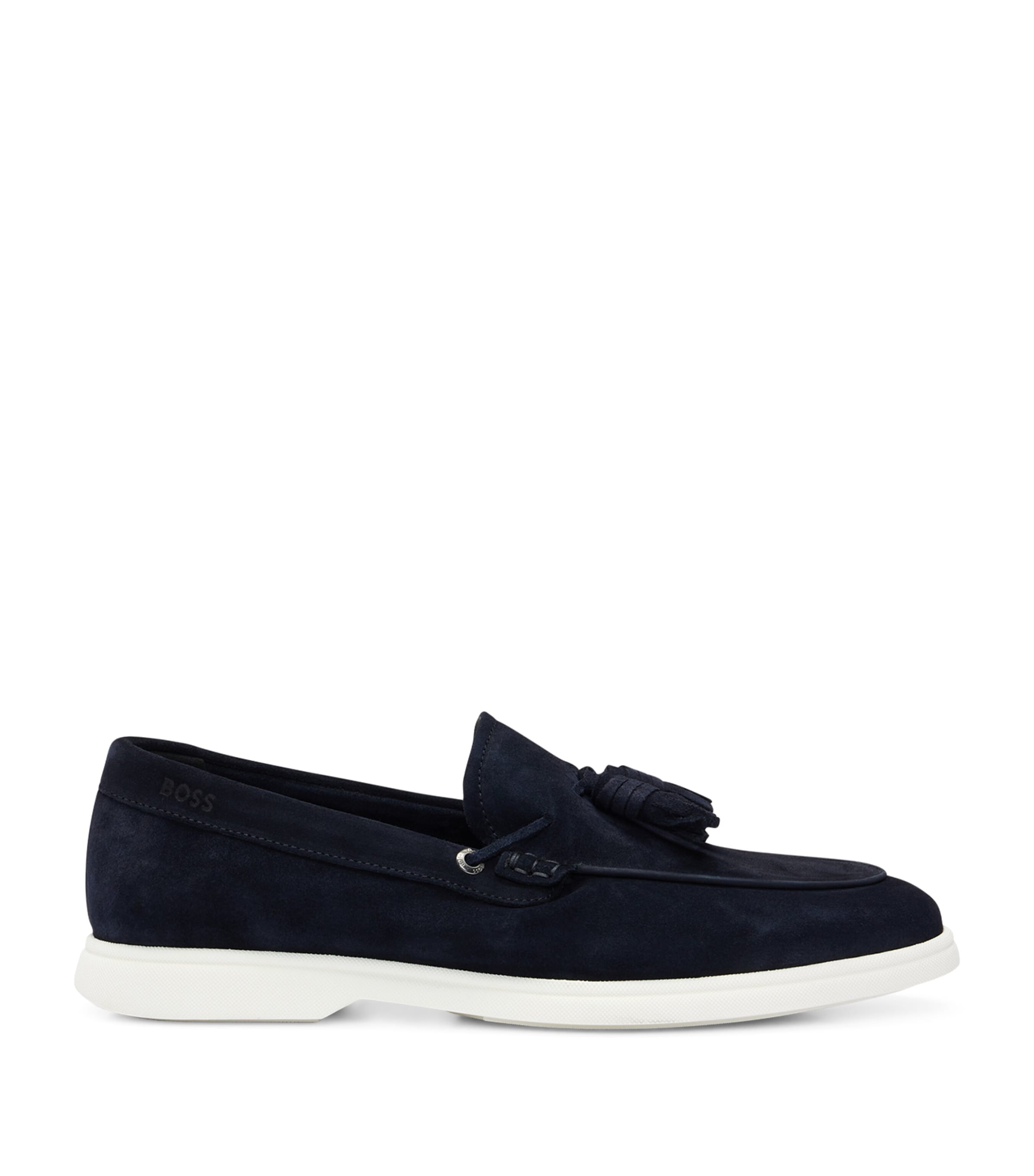 Suede Tassel Loafers