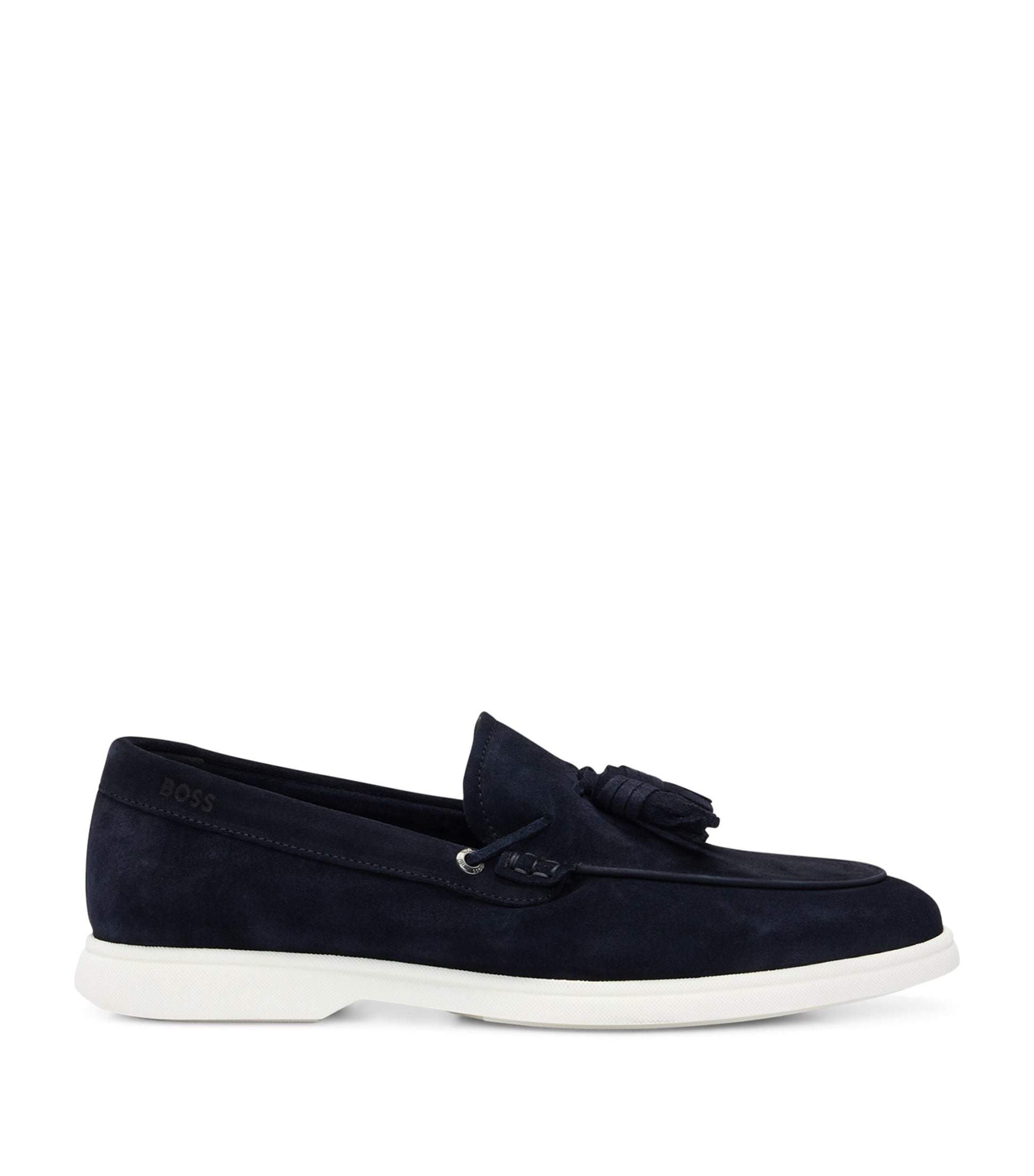 Suede Tassel Loafers