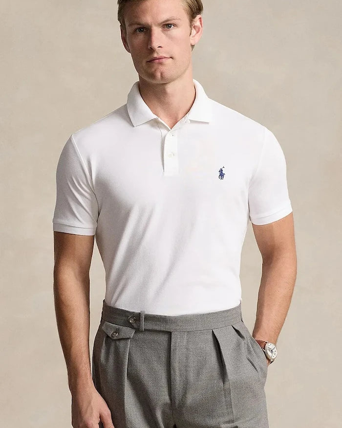 Polo Ralph Lauren erkek pamuk elastan yakalı tişört