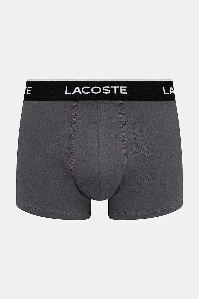 Lacoste erkek pamuklu elastan dar kesim boxer 3'lü