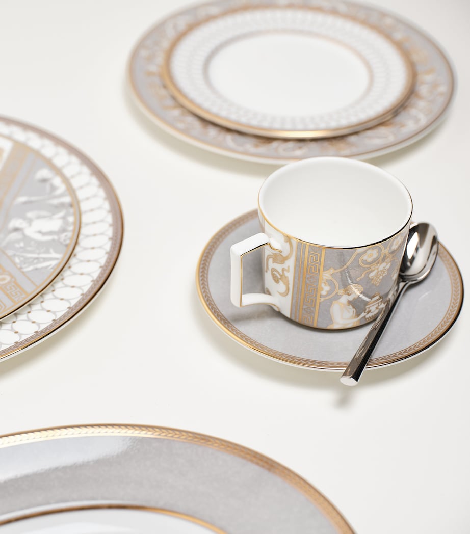 Set of 2 Renaissance Teacups and Saucers