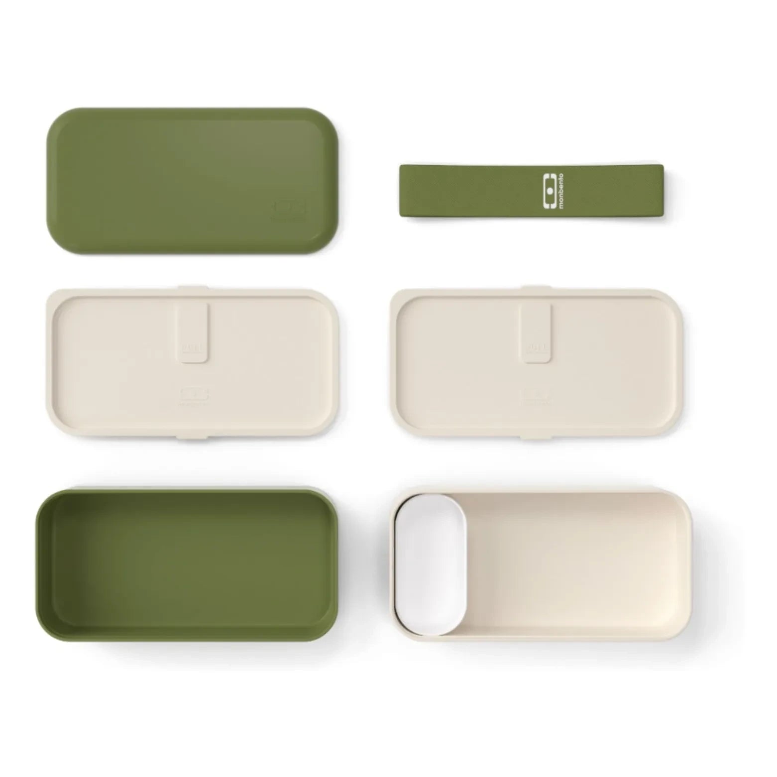 Monbento - Bento 2 compartments MB Original Recycled | Olive green