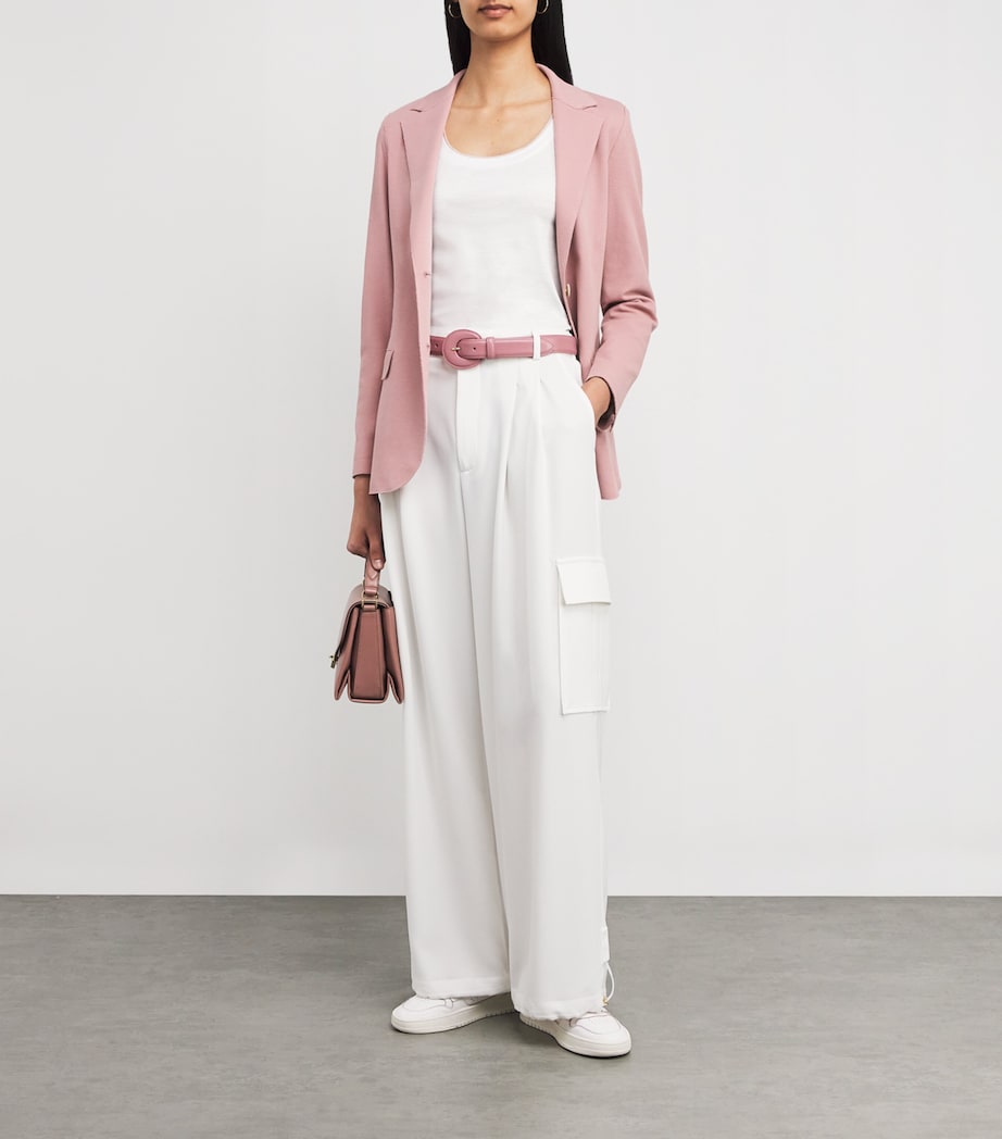 Eleventy Neutral Leather Belt