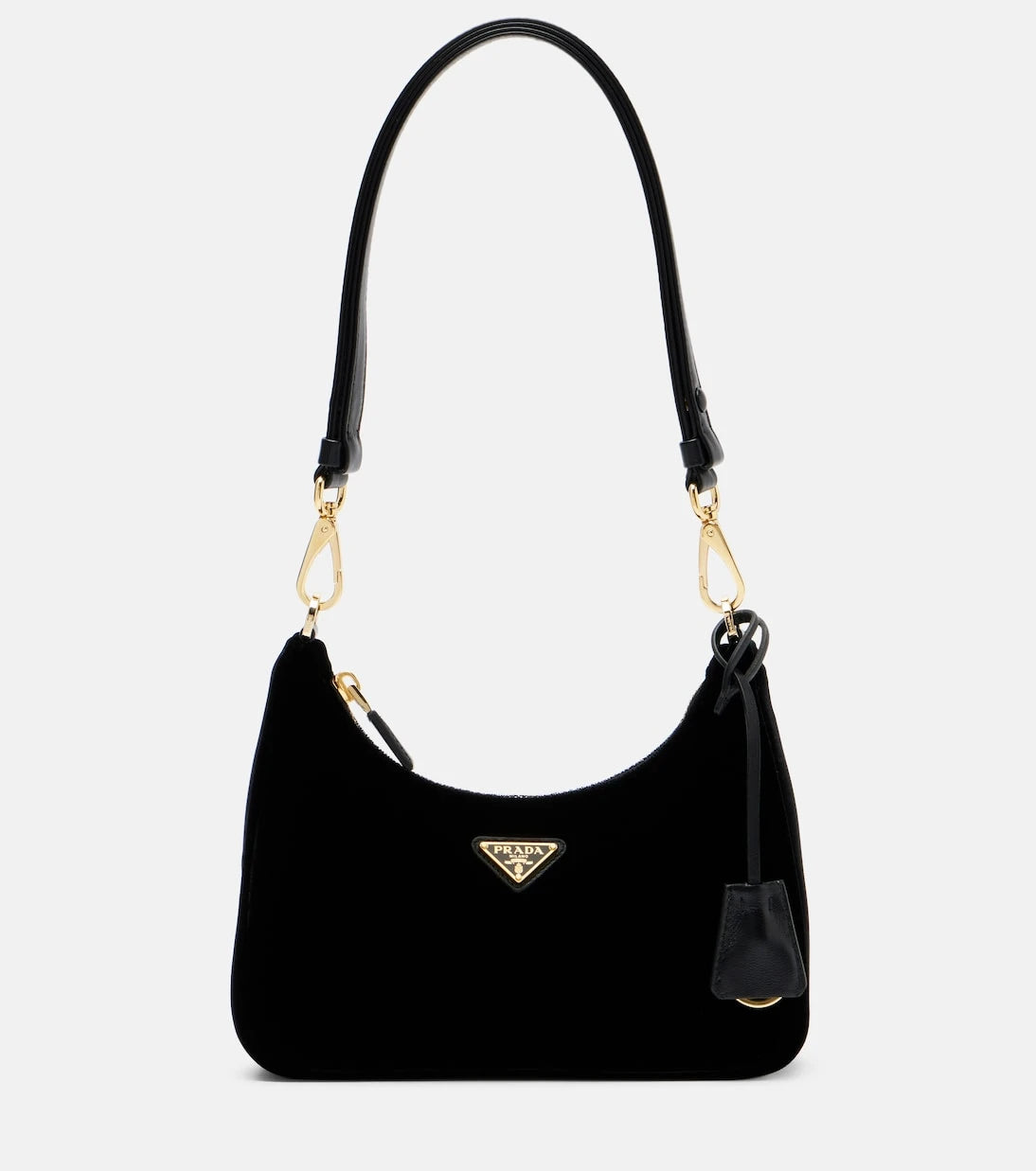 Prada - Prada Re-Edition Mini velvet shoulder bag