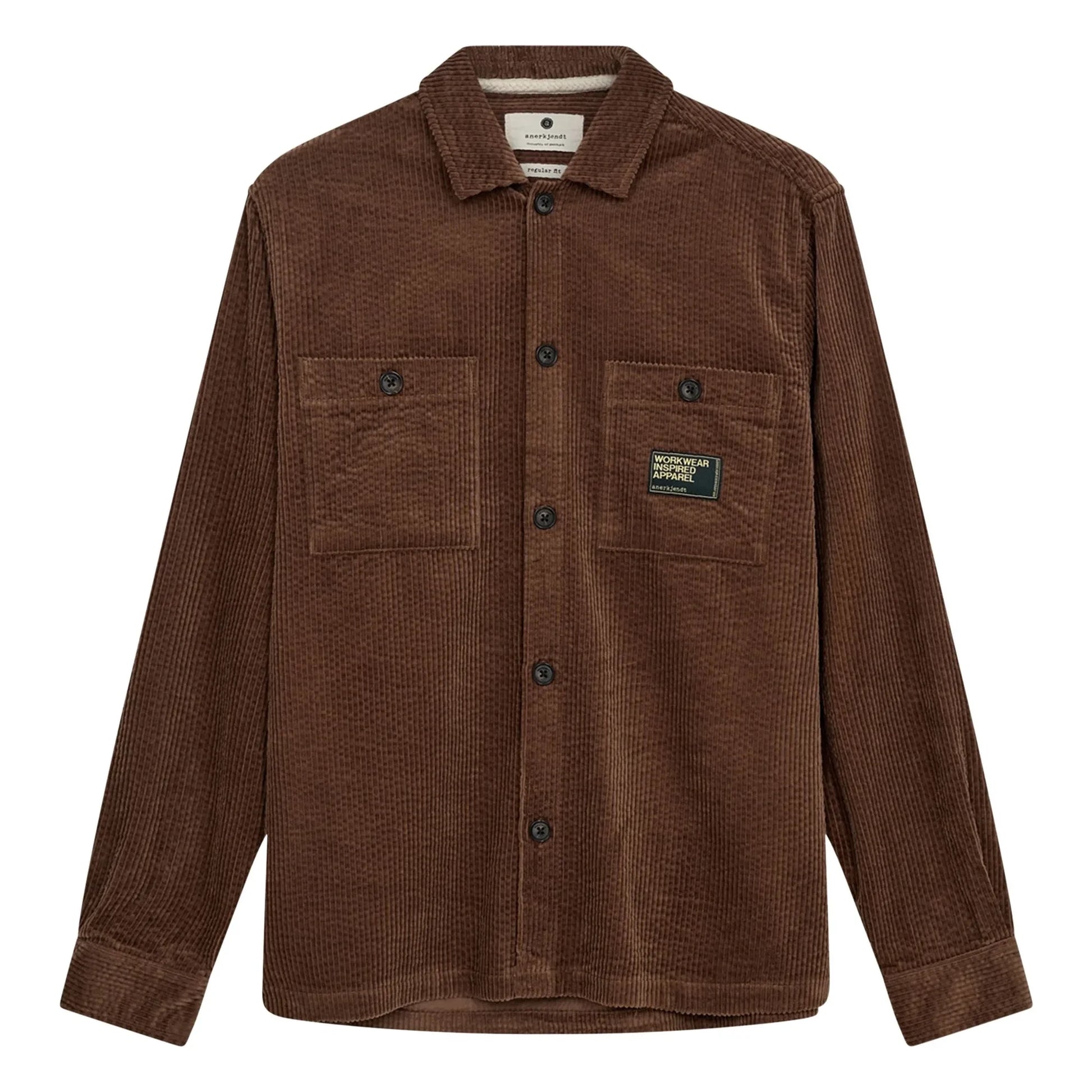 Anerkjendt - Aktheo Corduroy Overshirt | Brown