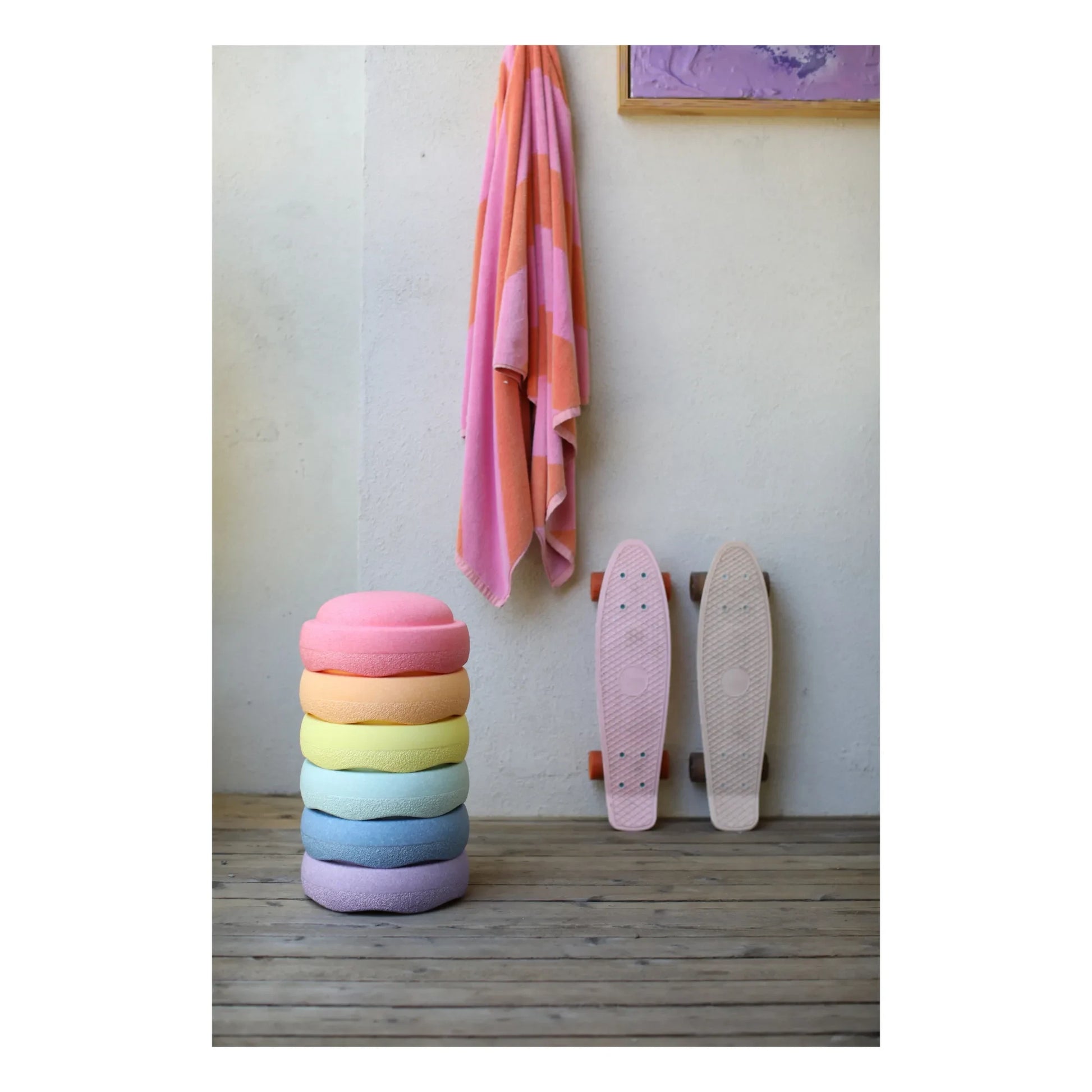 Stapelstein - Original rainbow | Pastel