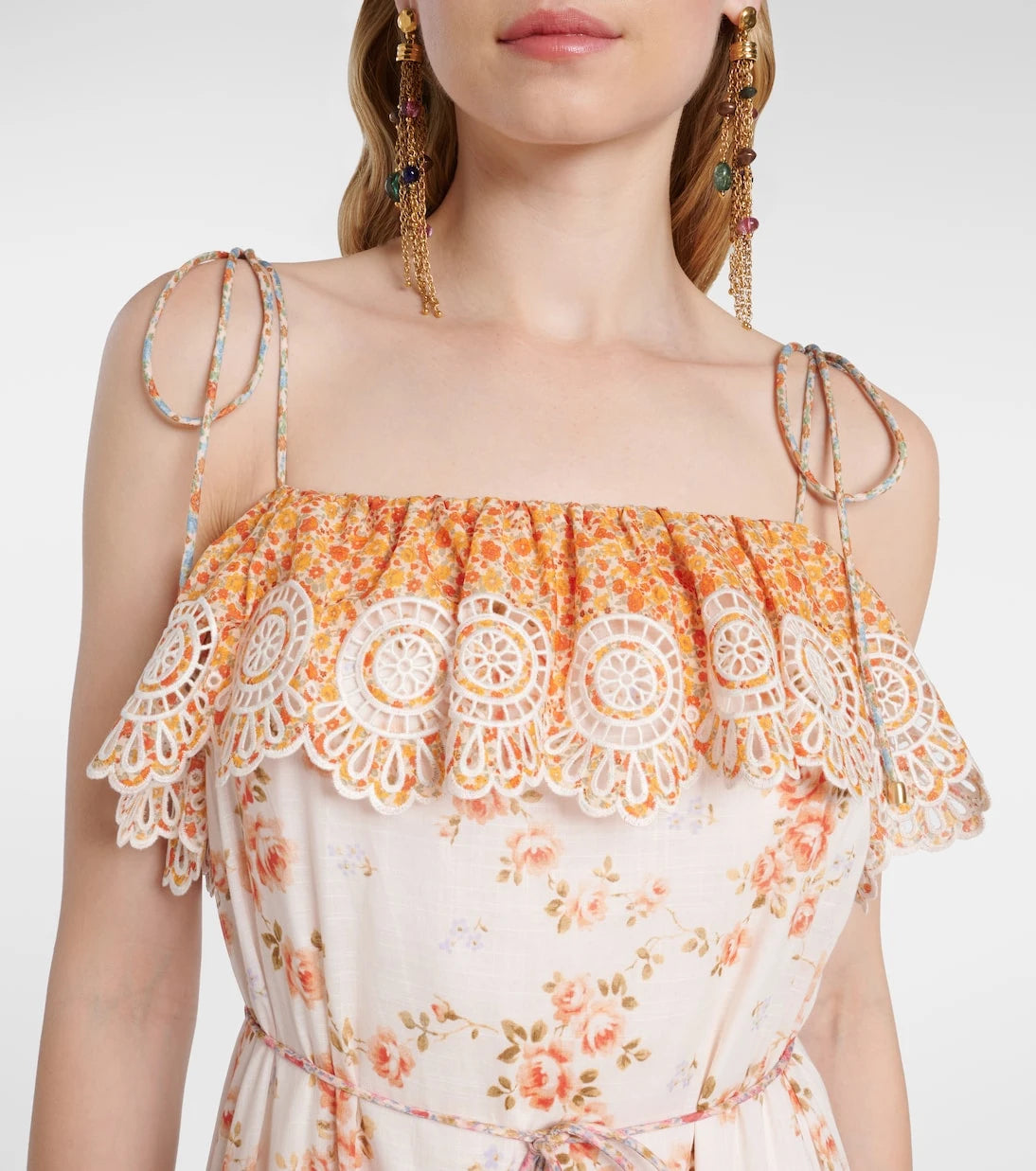 Zimmermann - Lucky tiered cotton maxi dress