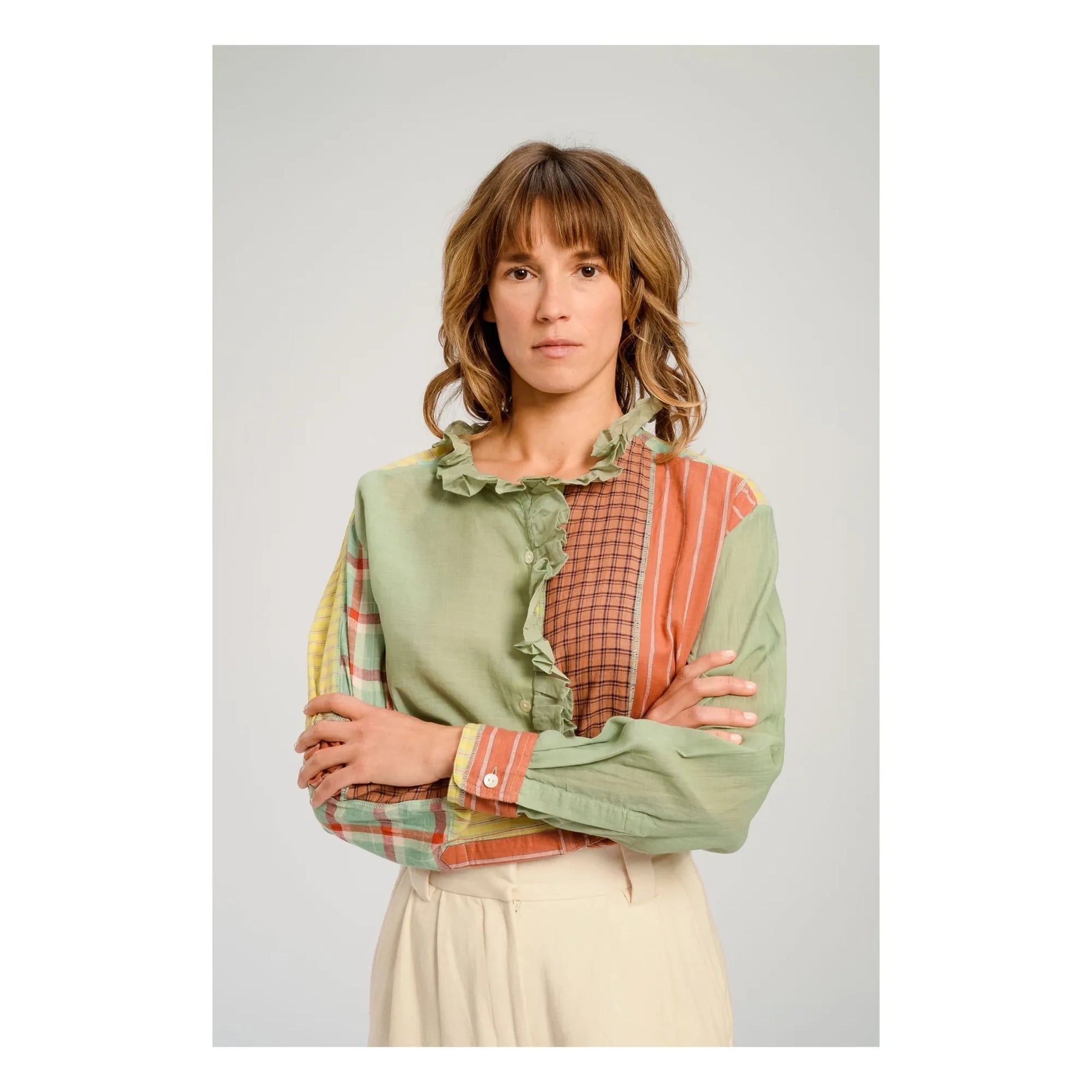 Virginie de Vinster - Udaipur blouse | Green