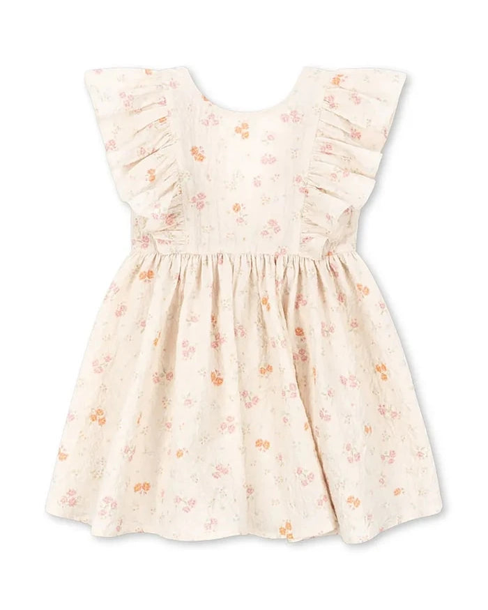 Konges Sløjd pamuklu ELIN FRILL DRESS GOTS