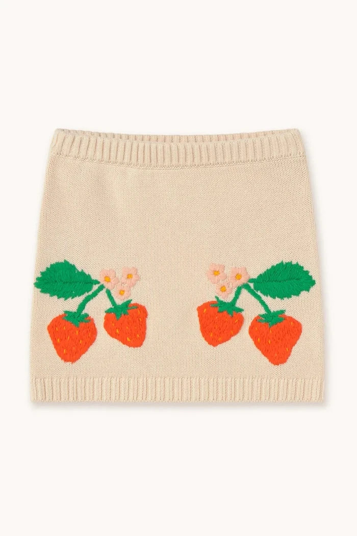 Детска памучна пола Tinycottons STRAWBERRIES SKIRT