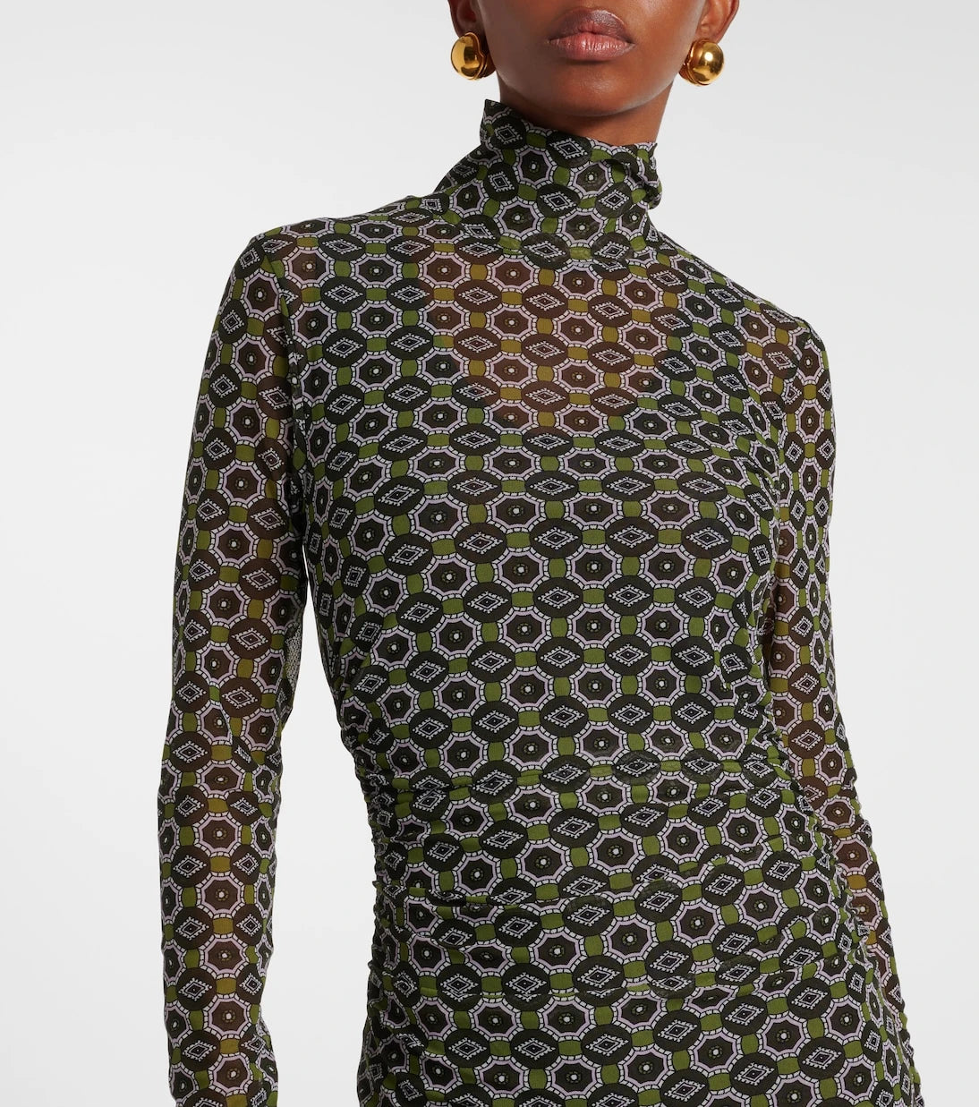 Dries Van Noten - Printed midi dress