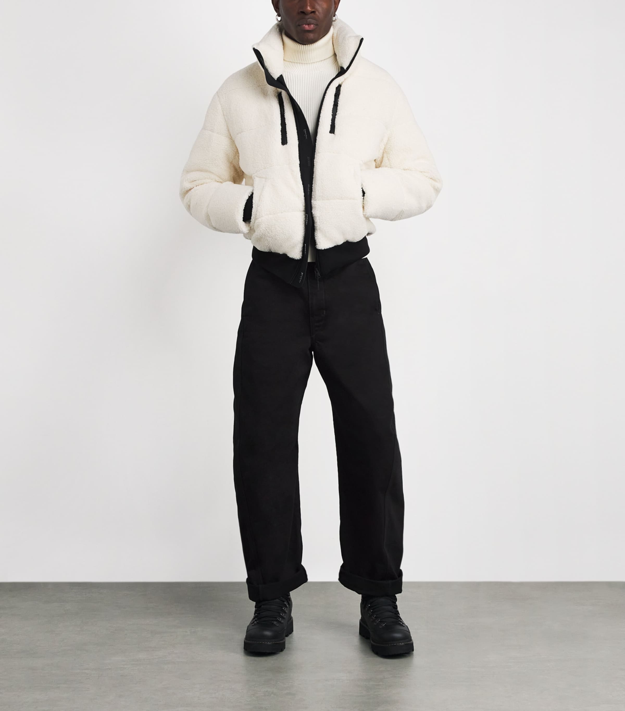 Fleece Shepard Down Teddy Jacket