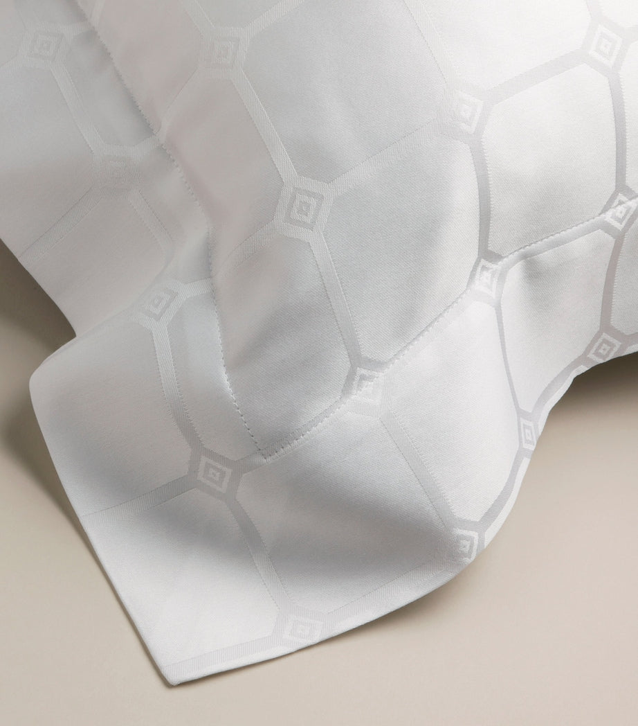 The Trellis Super King Jacquard Duvet Cover Set (260cm x 220cm)