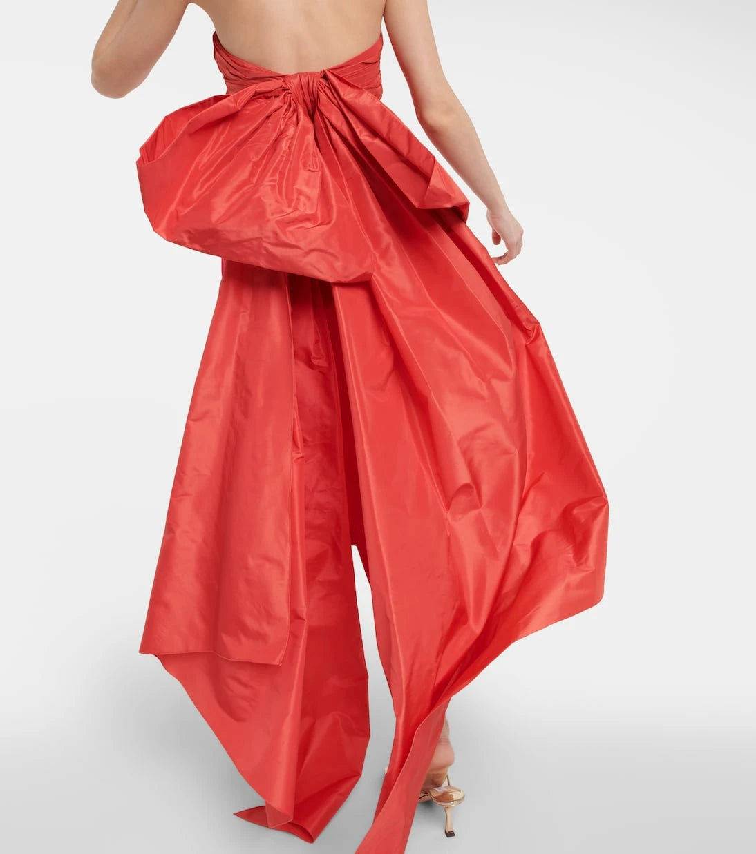 Oscar de la Renta - Satin-trimmed gown