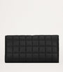 Saint Laurent Black Large Lambskin Cassandre Matelassé Carré Wallet