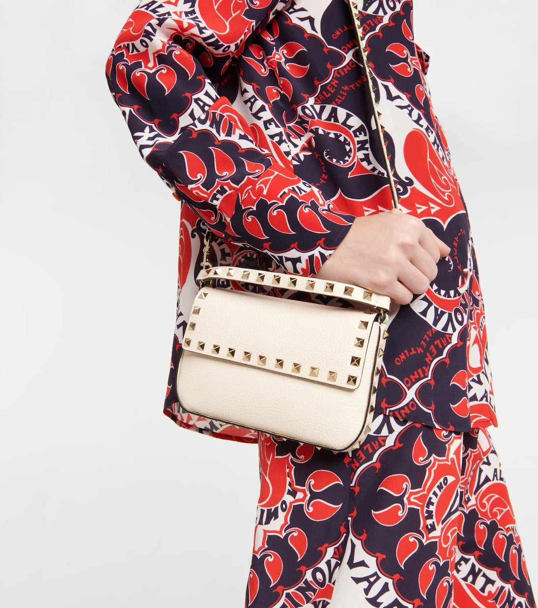 Valentino Garavani - Rockstud Small leather shoulder bag