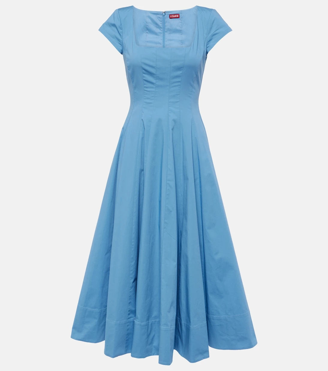 Staud - Wells cotton midi dress