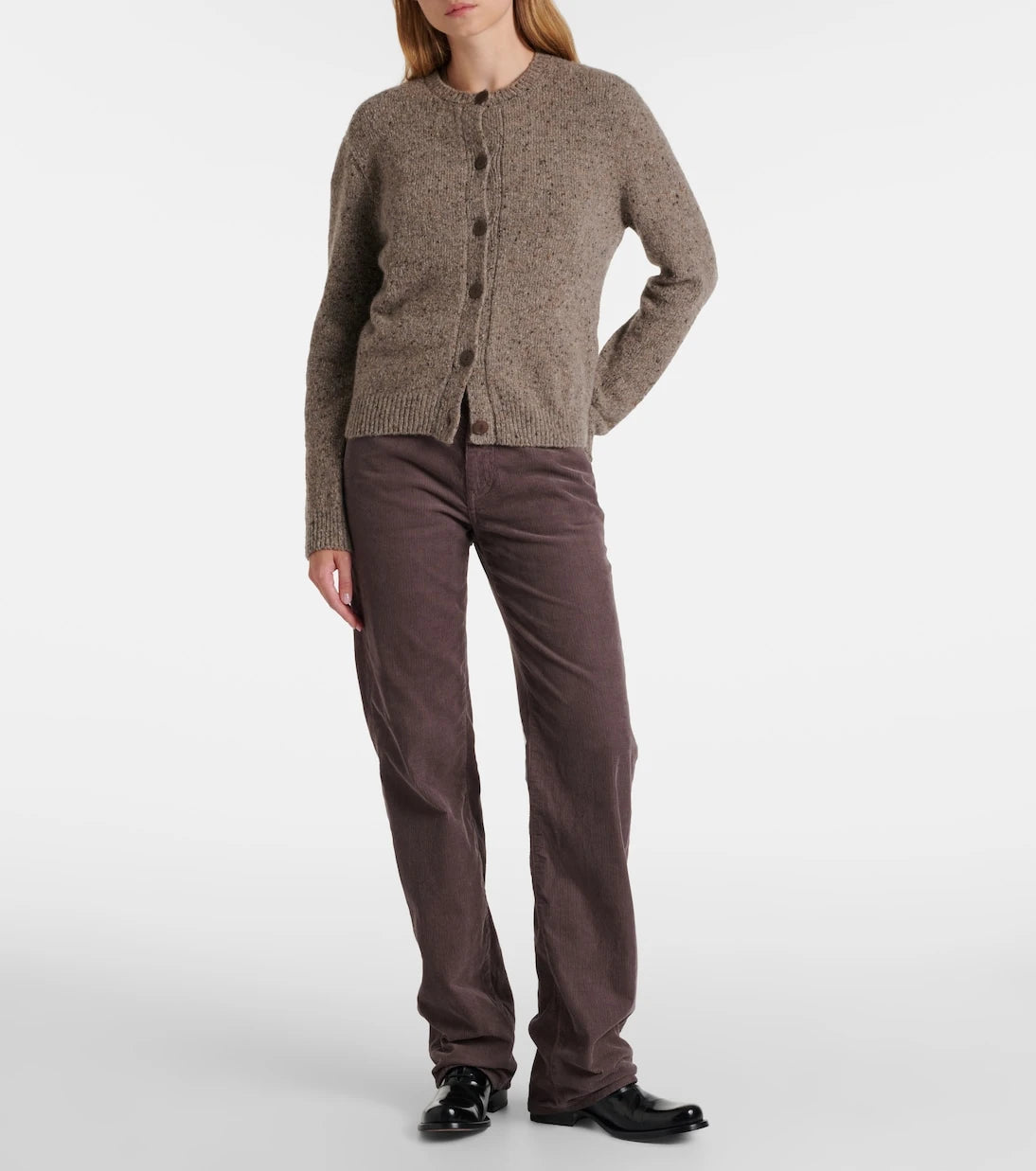 The Row - Carlyl mid-rise corduroy straight pants