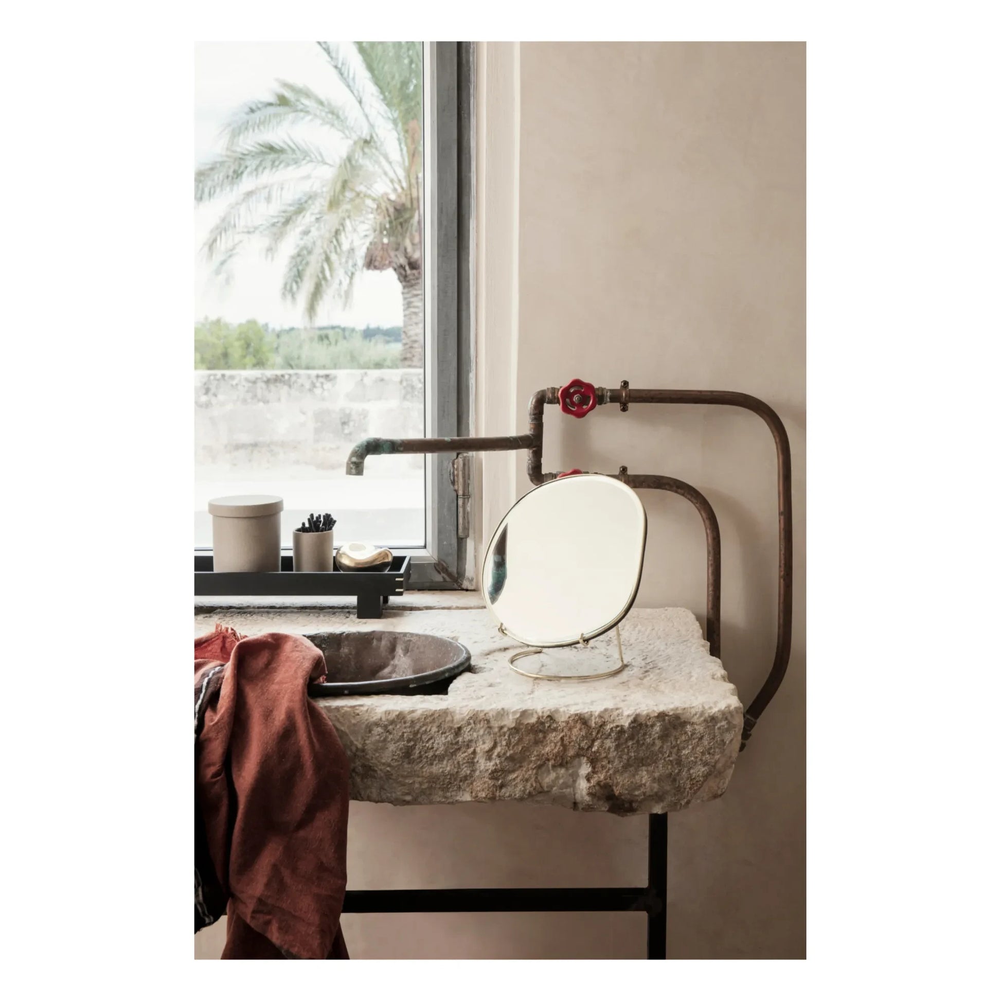 Ferm Living - Pond Table Mirror | Gold