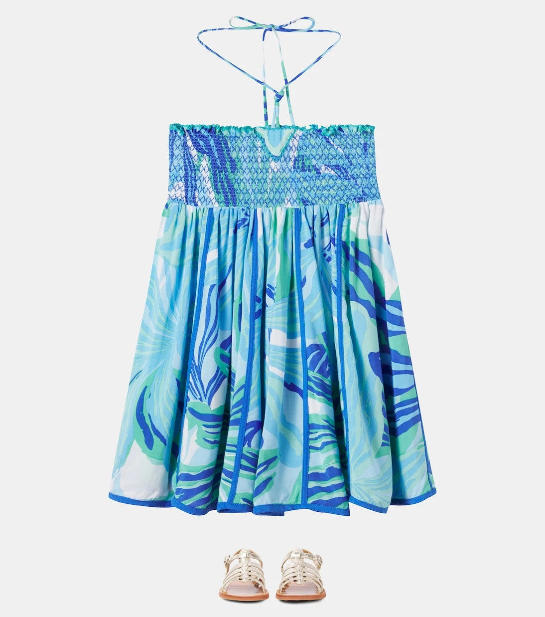 Poupette St Barth Kids - Cycas printed dress