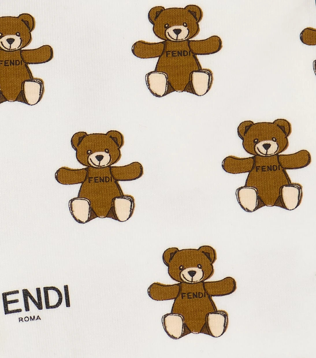 Fendi Kids - Baby printed cotton-blend leggings